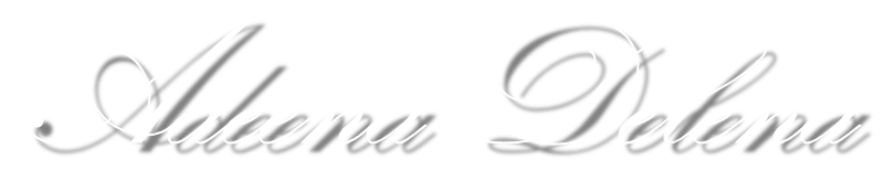 Adeena Delena written in a pretty font